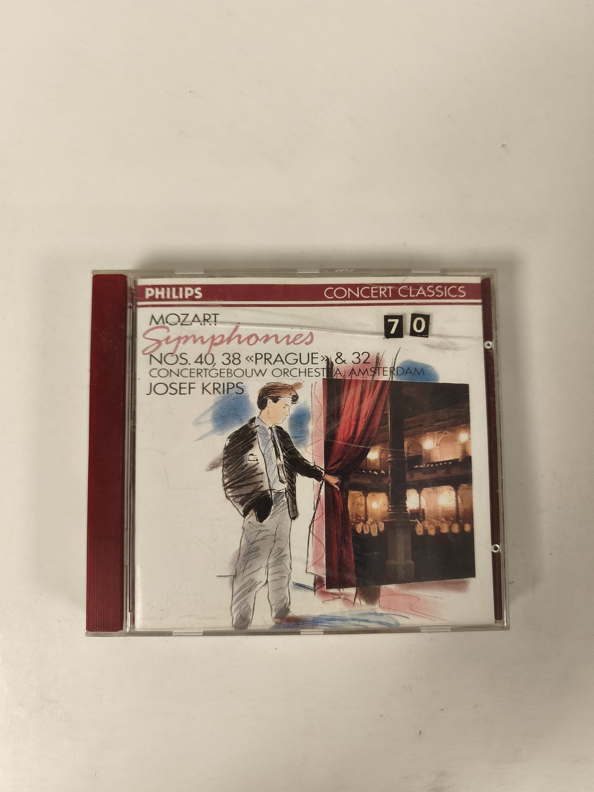 CD Mozart Symphonies 40 38 32 Concertgebouw Orchestra Amsterdam Josef Krips