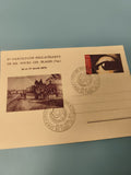 Ancienne enveloppe philatélie expo Six-Fours 1975 cachet timbre ?il rare