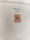 Timbre ancien Nicaragua SERVICE Franqueo Oficial rose philatélie vintage