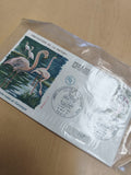 Enveloppe premier jour 1970 flamant rose Camargue Protection nature philatélie