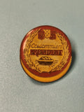 Vintage pin's camembert Président Coulommiers rond publicitaire ancien