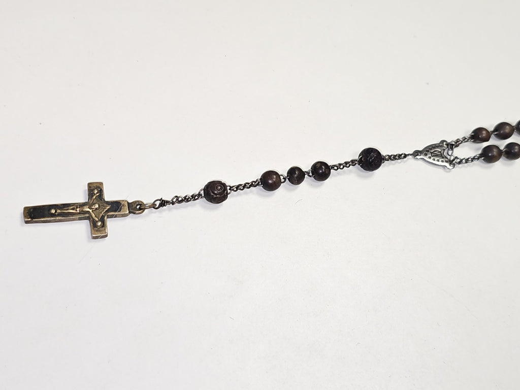 Chapelet ancien catholique vintage ? objet religieux rétro pour collectionneur