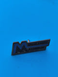 Vintage pin's Michelangeli Aluminium logo bleu ancien badge collection (Ref 8)
