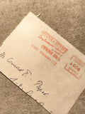 Lettre affranchie France 1962 empreinte Navas Strasbourg philatélie timbre rouge