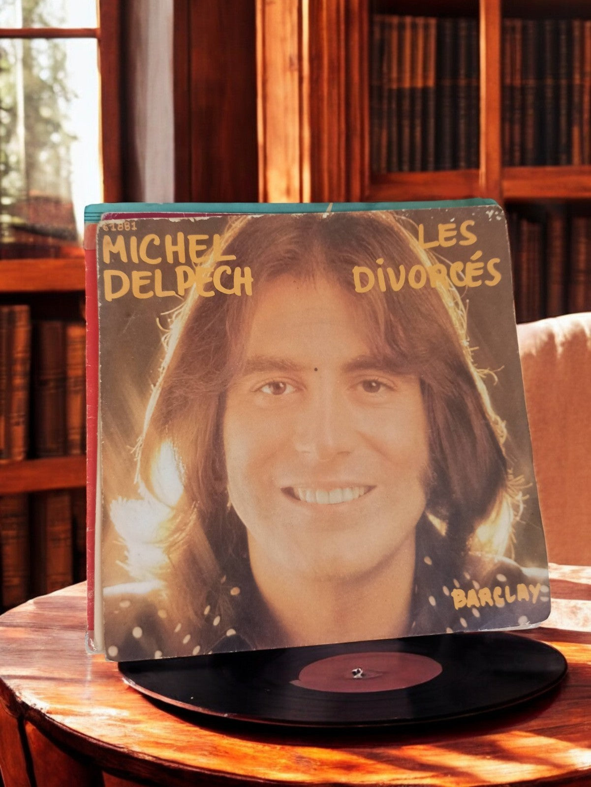Michel Delpech Les Divorcés Barclay retro vintage 45 rpm vinyl record