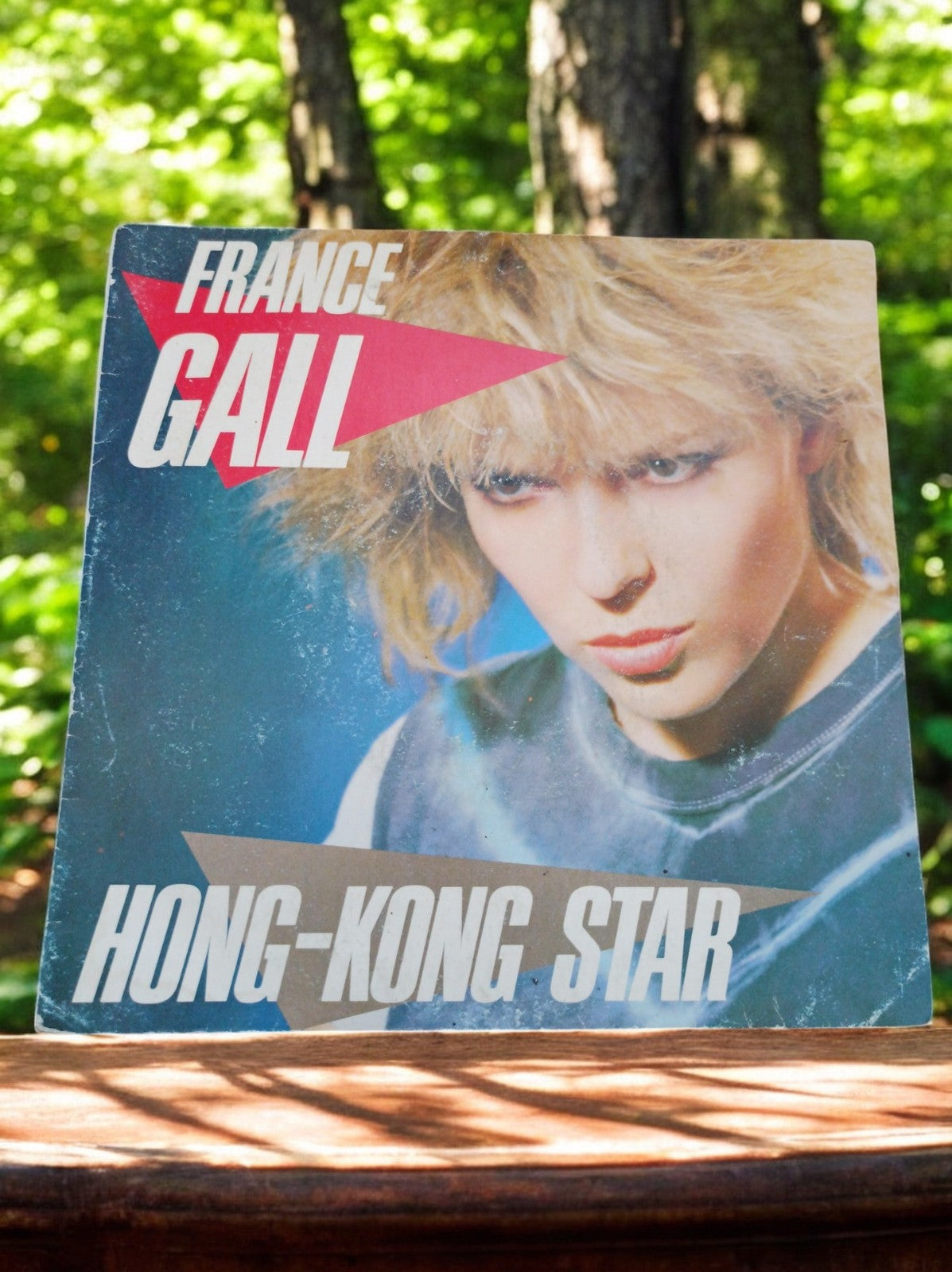 Vinyle 45 tours France Gall Hong-Kong Star vintage années 80 rare pop FR