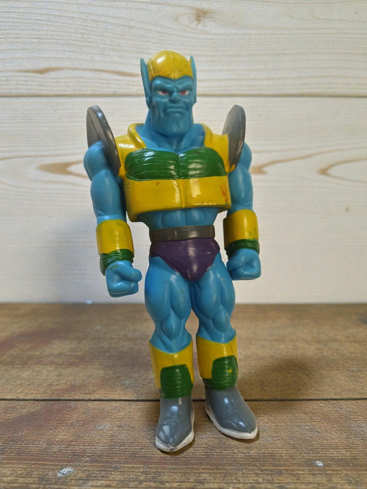 Figurine vintage Dragon Ball GT personnage bleu rétro ancien jouet rare occasion