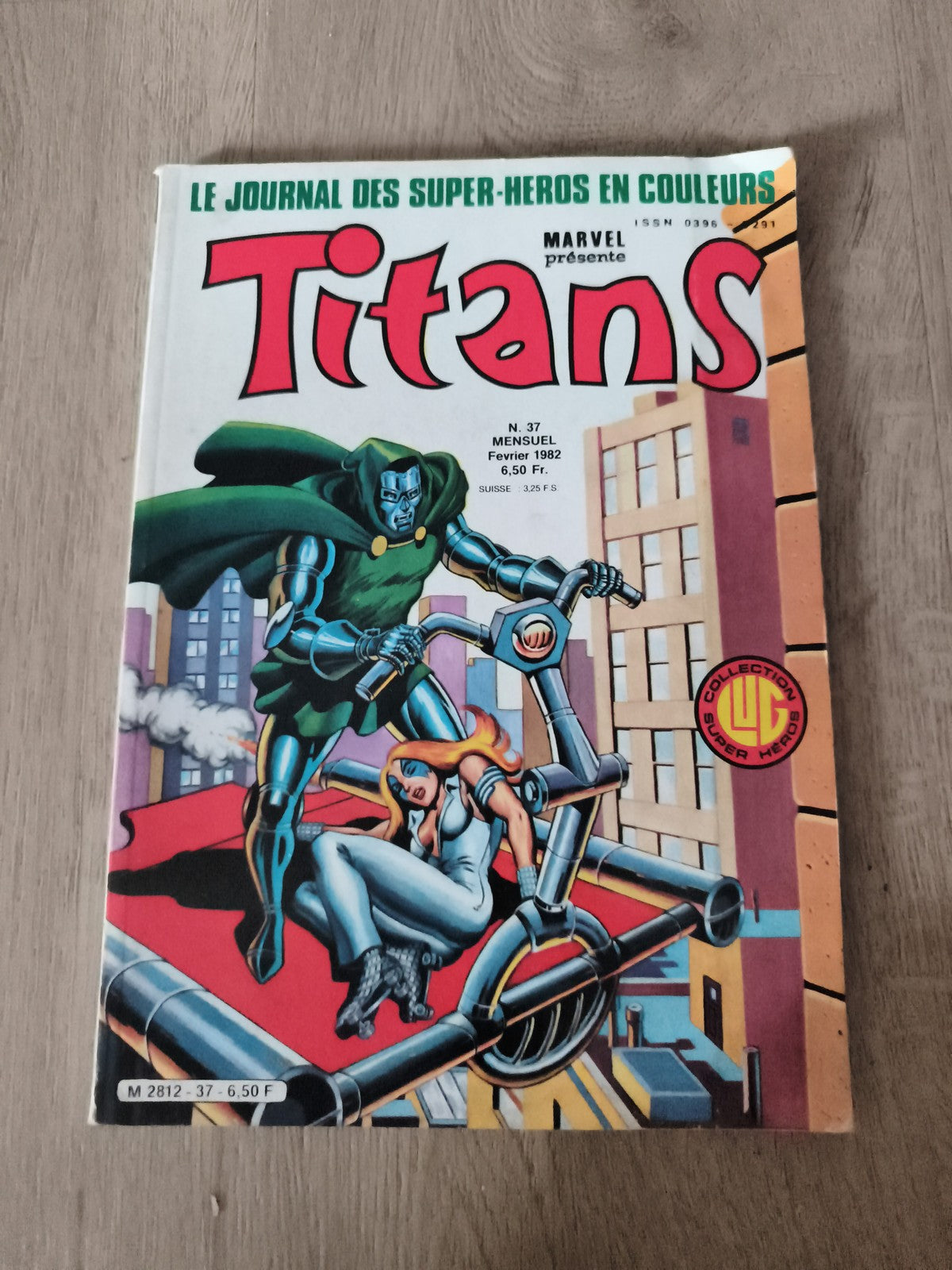 Comic Marvel Titans n°37 février 1982 ancien super-héros Lug Dr Fatalis