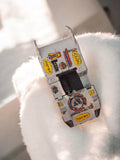 Voiture miniature Norev vintage, déco course, modèle ancien blanc, rétro
