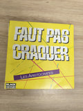 Vinyle 45T Les Aristocrates Faut Pas Craquer pochette jaune Black Scorpio