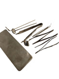 Lot instruments dentiste vintage anciens outils chirurgicaux rétro collection