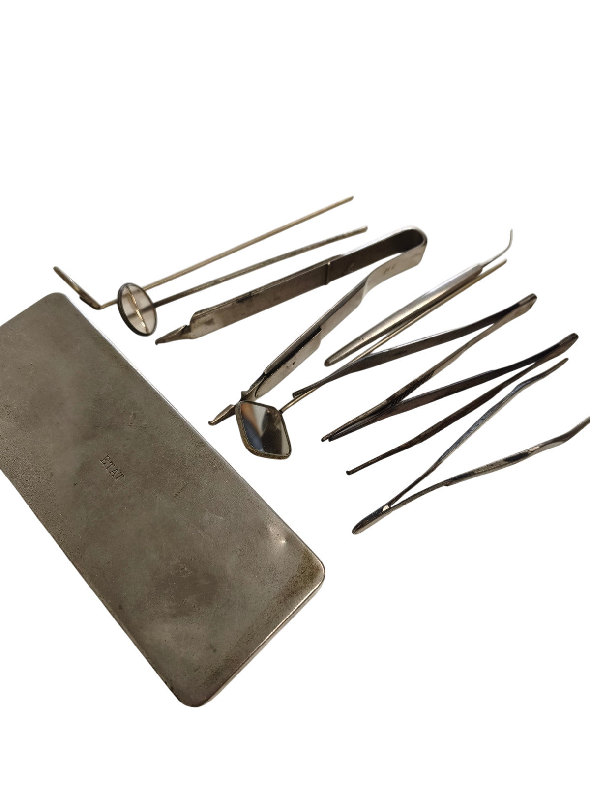 Lot instruments dentiste vintage anciens outils chirurgicaux rétro collection