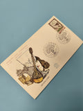 Enveloppe premier jour d?émission FDC Métiers d?Art illustration musique Ref 11
