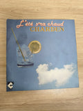 Vinyle 45 tours Charden L'été s'ra chaud pochette bleue citron glaçons (Ref 3)