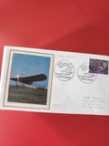 Enveloppe philatélie Zurich-Chicago avion, premier jour d?émission, 1981
