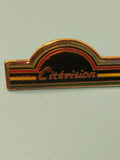 Pin's vintage Citévion émaillé noir rouge vert jaune, collection années 80-90