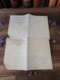 Lettre manuscrite ancienne 1939-1945 sur papier à en-tête LA PROTECTRICE vintage