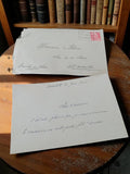 Acte de naissance ancien 1949 avec enveloppe manuscrite vintage document authent