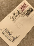 Carte premier jour Tchécoslovaquie 1956 Olympiades timbres sportifs philatélie (