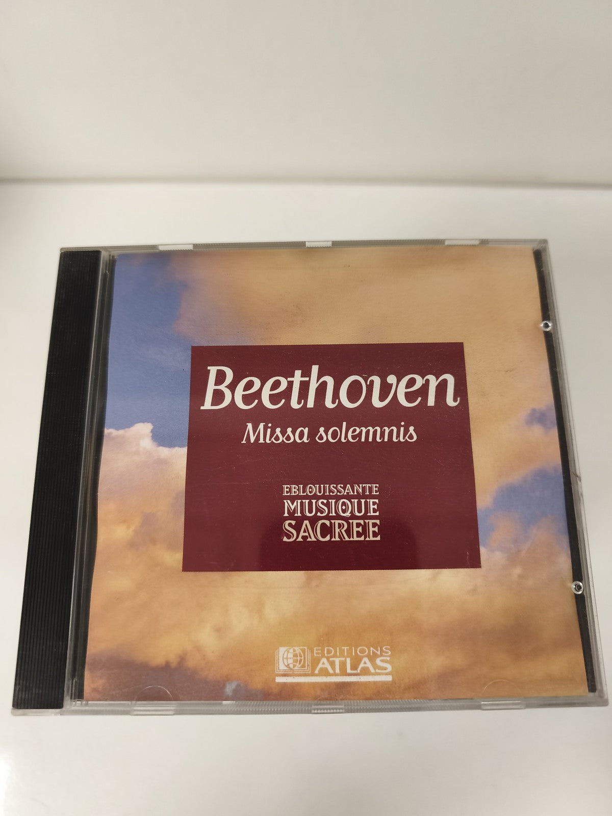 CD Beethoven Missa Solemnis Éditions Atlas Musique sacrée boîtier nuages