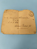 Ancienne enveloppe philatélie militaire DCA Secteur Postal 56 manuscrite