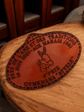 Plaque métal vintage Fête de l’Âne 2009 déco ancienne Gymkhana attelé