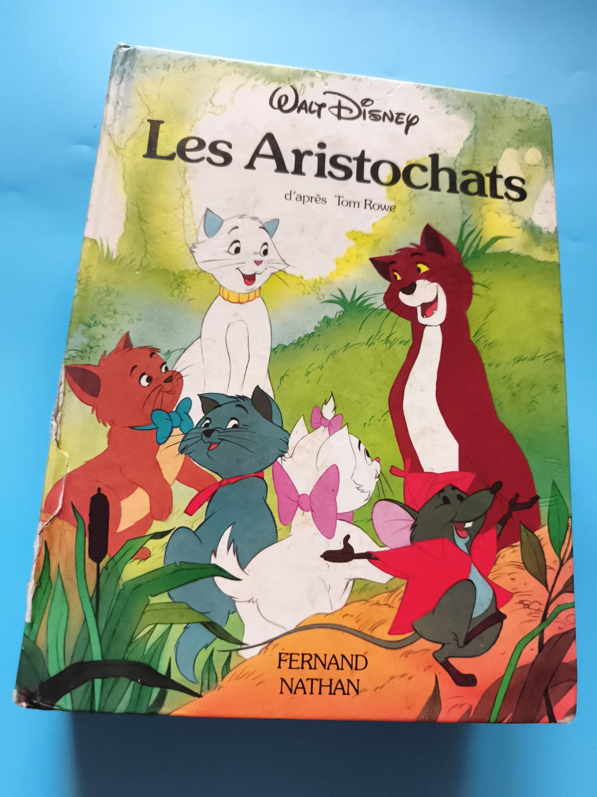 Livre Les Aristochats Walt Disney Fernand Nathan illustré enfants Tom Rowe