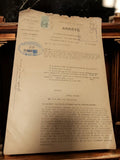 Document officiel ancien Arrêté préfectoral Bouches-du-Rhône 1933 Marseille vint