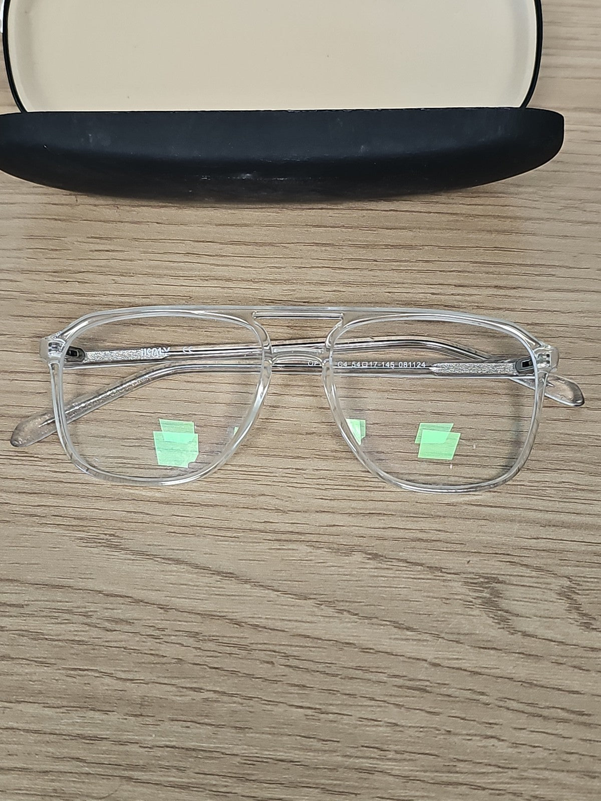 Lunettes de vue vintage OP292 monture transparente rétro années 80