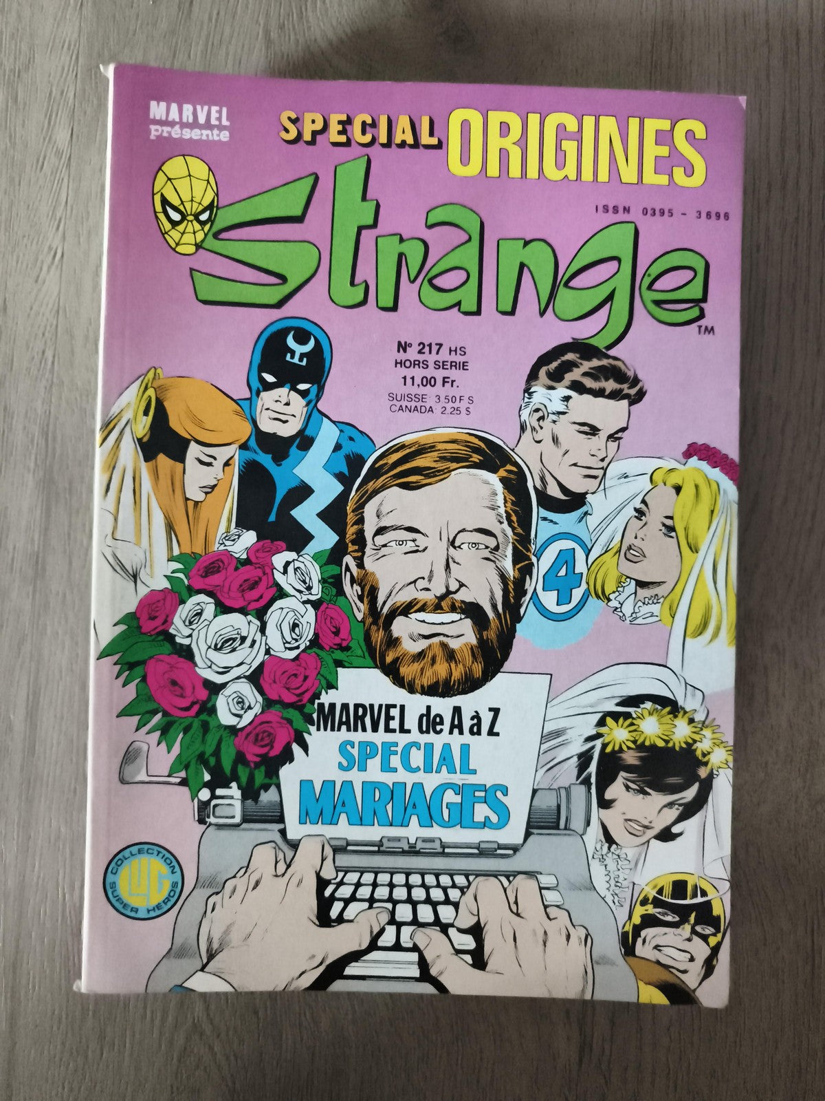 Comic Strange Spécial Origines n°217 HS Marvel ancien vintage France