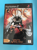 Boîte vide jeu PlayStation 2 Rune Viking Warlord PAL jaquette PS2