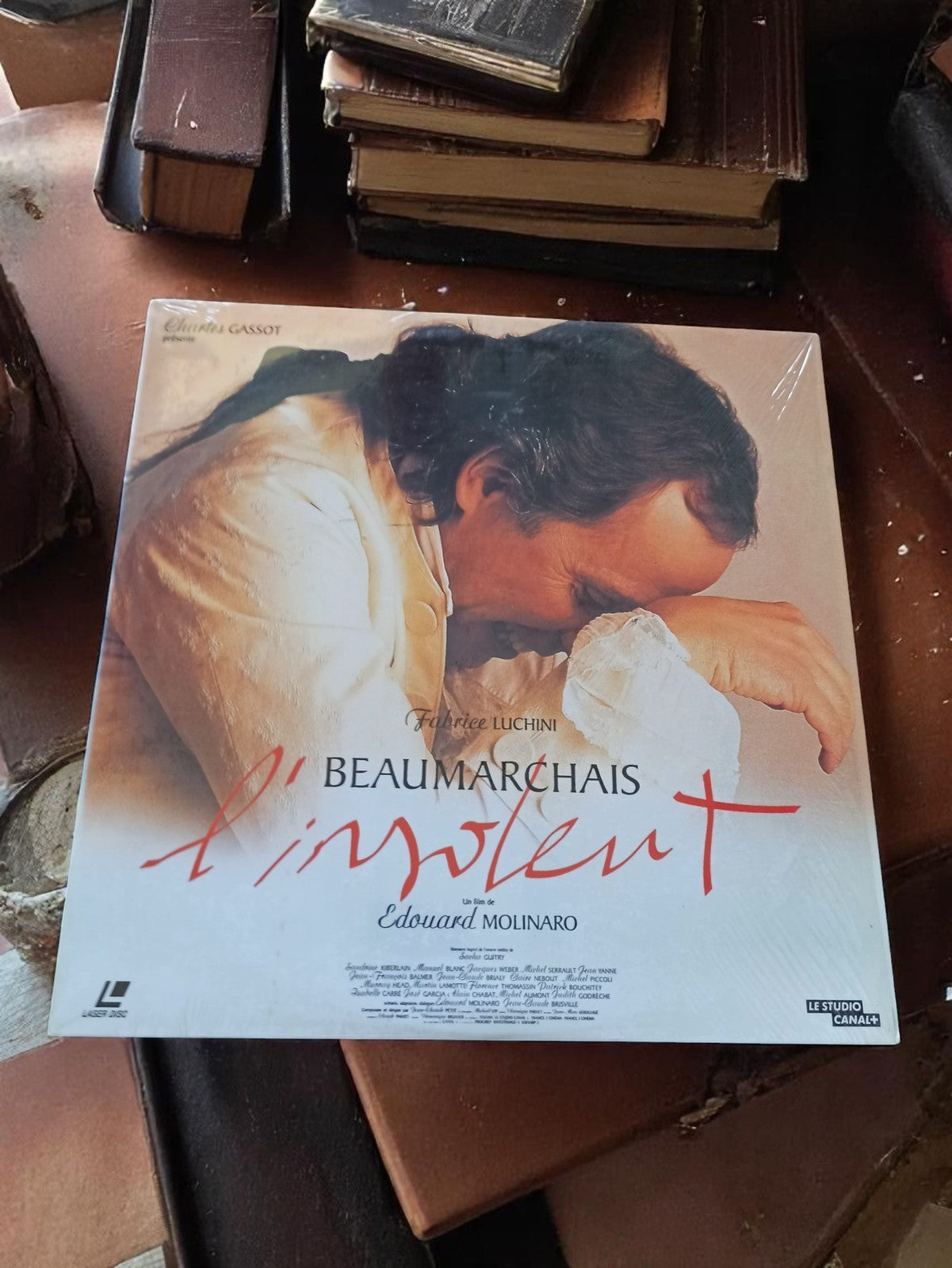 Laserdisc Beaumarchais l?insolent Fabrice Luchini film vintage français Canal+