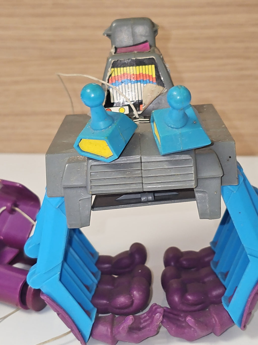 TMNT Vintage Knucklehead 1988 Pince Grappin Foot Clan Tortues Ninja ancien jouet