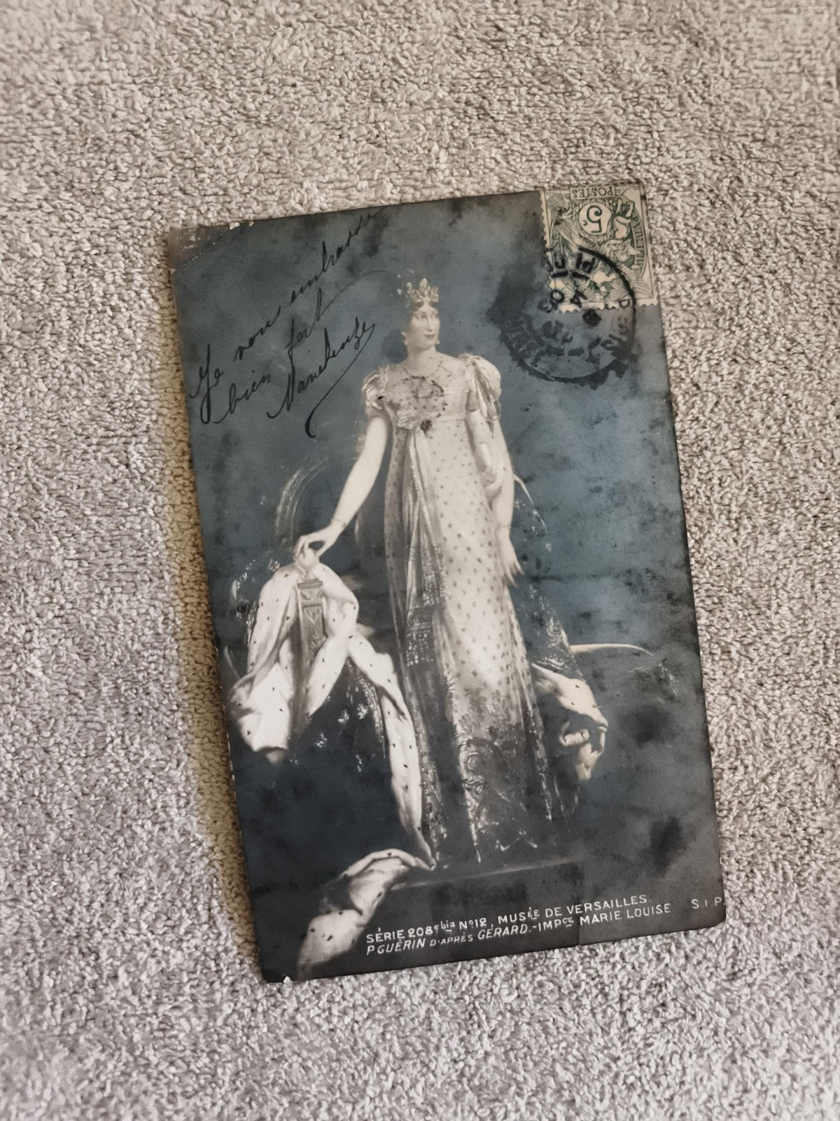 CPA photo Musée Versailles Marie Louise Série 2084 P. Guérin S.I.P.