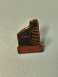 Vintage pin's TOTAL huile moteur Activa bleu rouge collection automobile