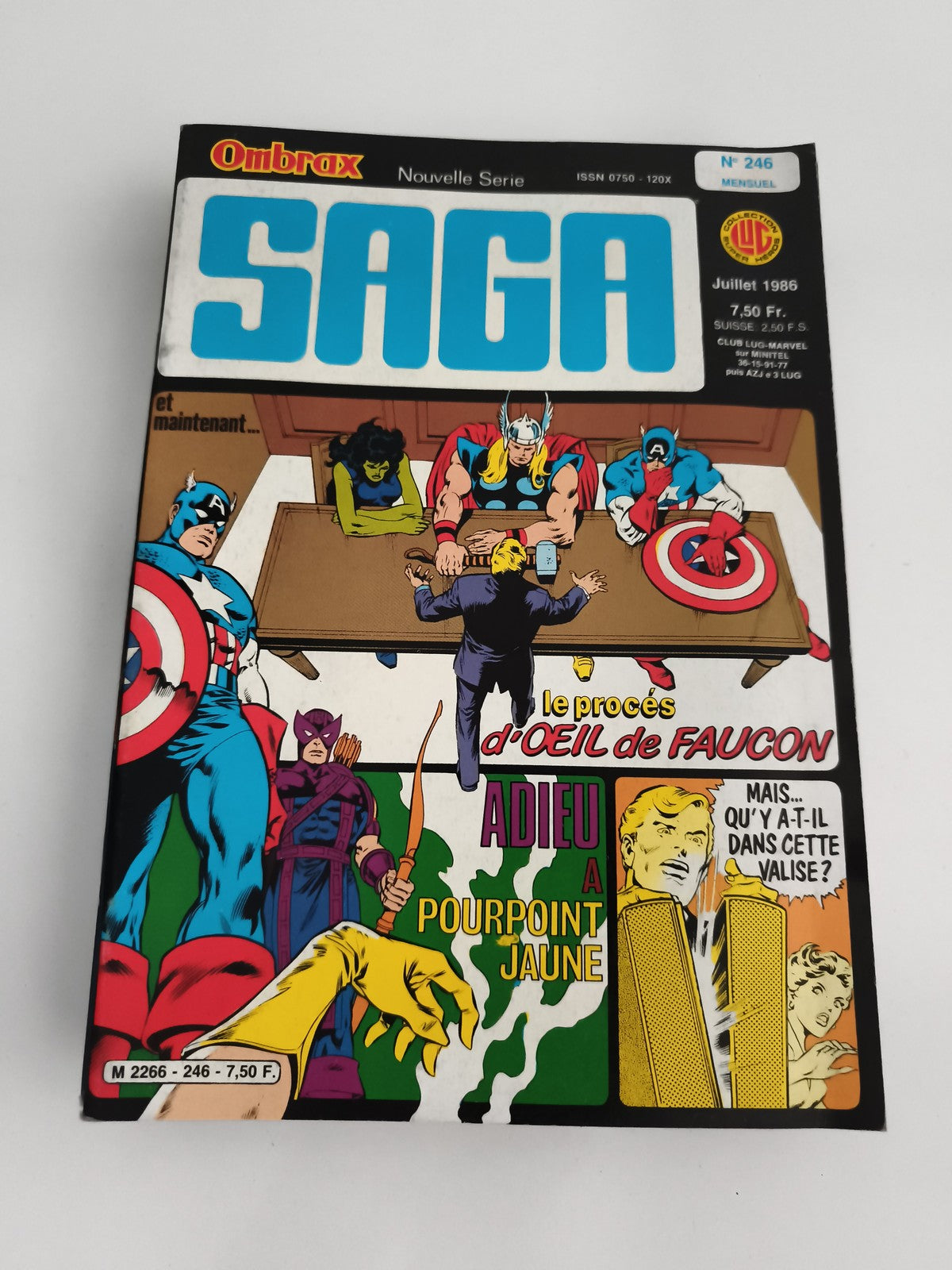 Comic Marvel Ombrax Saga n°246 juillet 1986 vintage très bon état Avengers