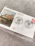 Lettre FDC Auch 1966 blason premier jour philatélie ancien cachet Gers