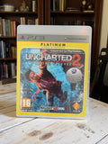 Jeu PS3 Uncharted 2 Platinum complet fonctionnel Naughty Dog vintage