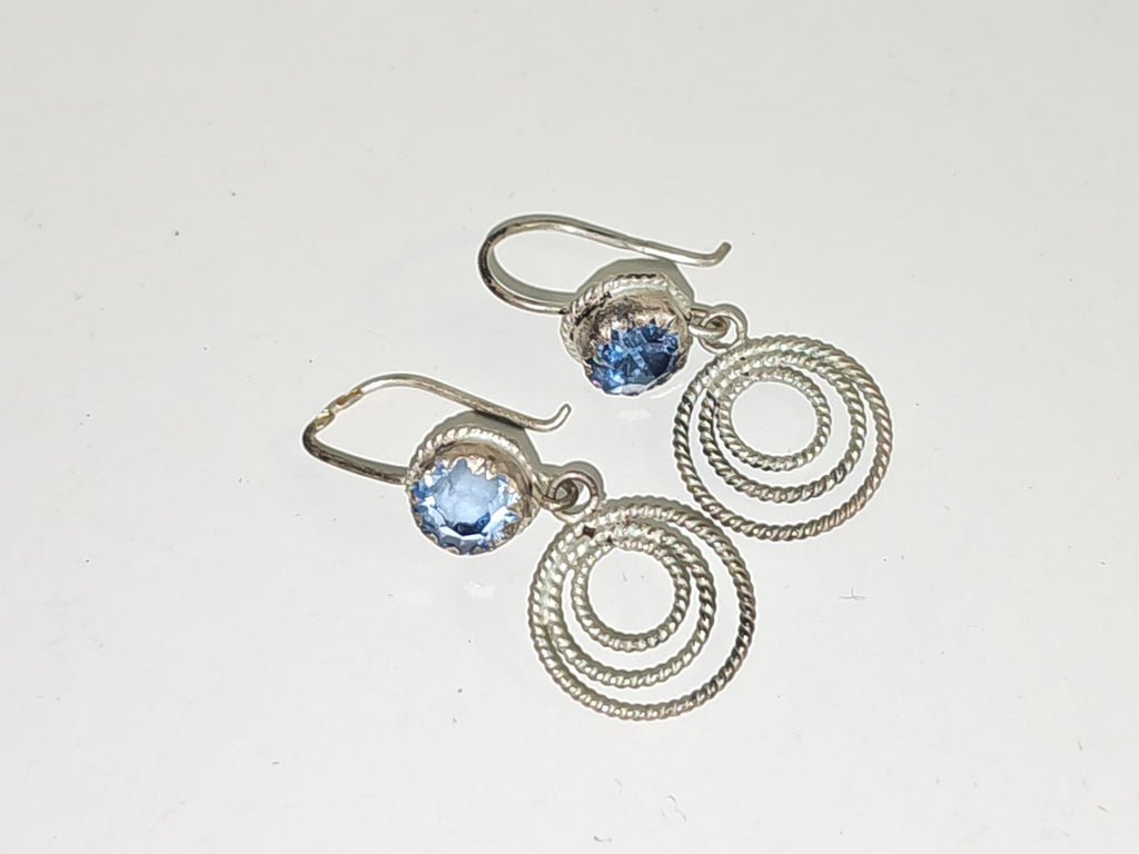 Vintage boucles d?oreilles rétro fantaisie ancienne paire bijou original collect