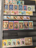 Lot de timbres philatélie Togo et Suisse, motifs variés, couleurs vives