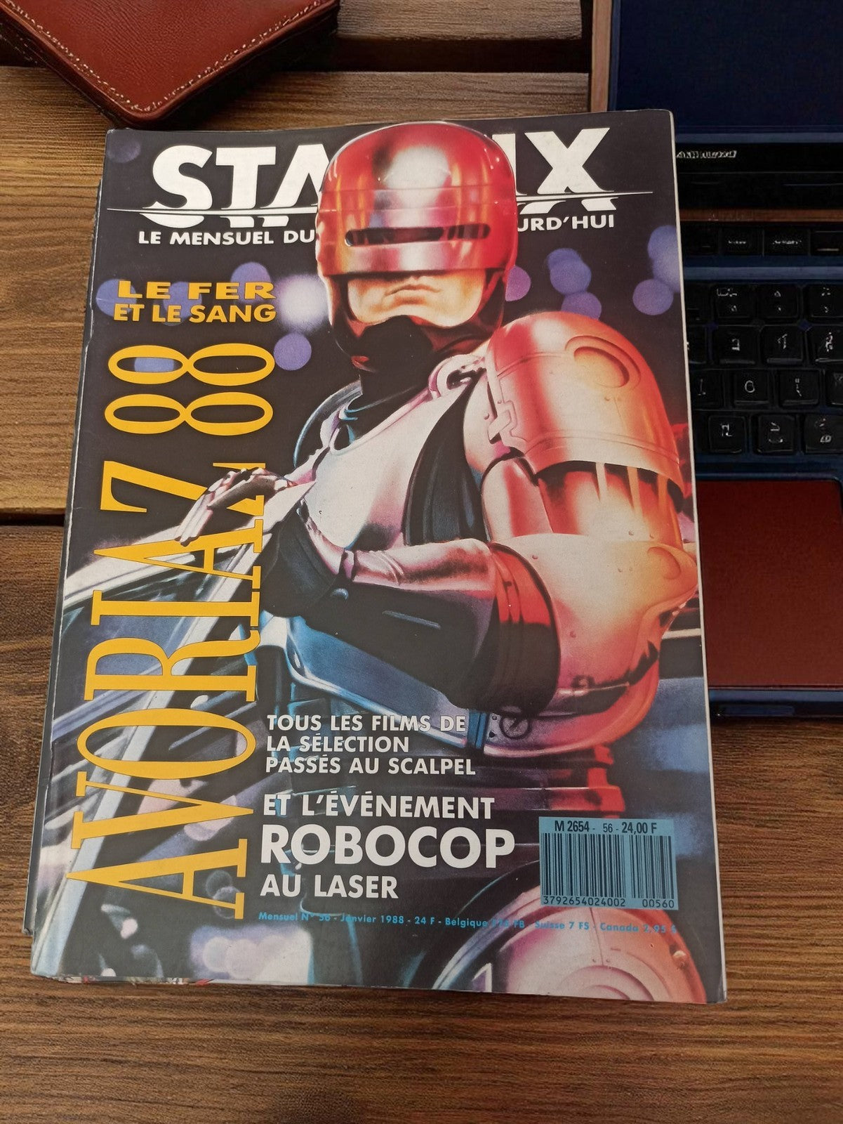 Magazine cinéma STARFIX n°30 janvier 1988 Robocop vintage ancien