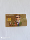 Carte téléphonique vintage 120 unités Marconi – Les Grands Inventeurs rare