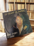 Vinyle 45 tours Jean-Jacques Lafon Le Géant de Papier rétro musique française