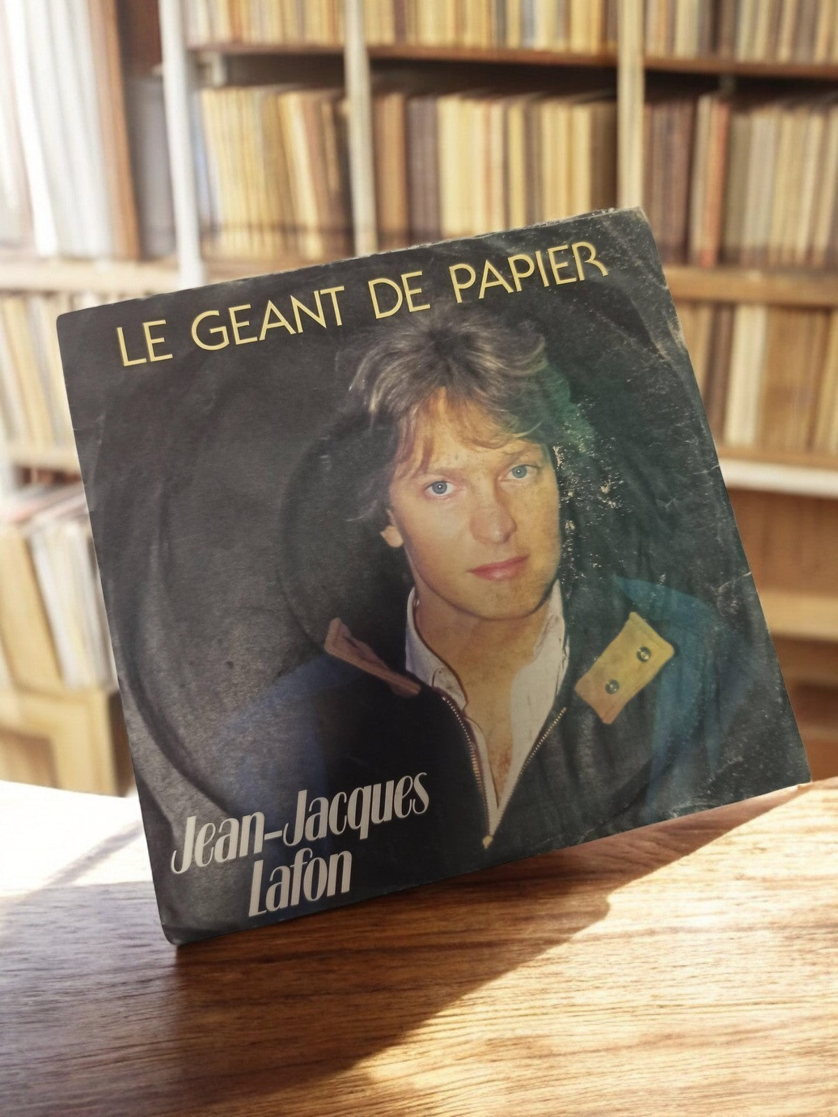 Vinyle 45 tours Jean-Jacques Lafon Le Géant de Papier rétro musique française