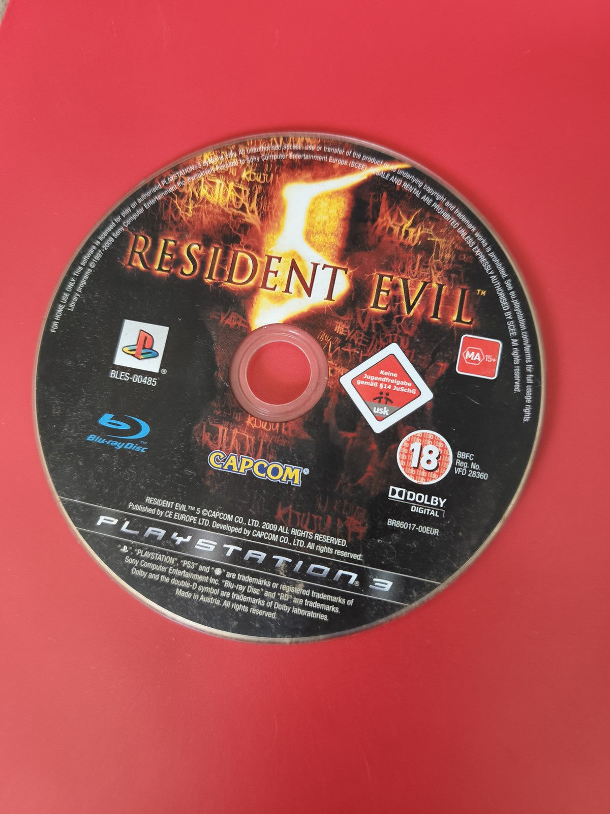 Jeu PS3 Resident Evil 5 ? CD seul pour console Playstation 3, Capcom
