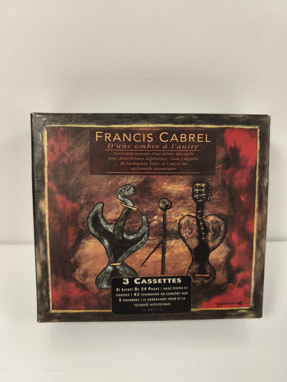 Coffret cassette audio FRANCIS CABREL D'une ombre à l'autre K7 d?occasion comple