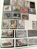 Timbres Monaco lot thématique animaux, espace, histoire philatélie