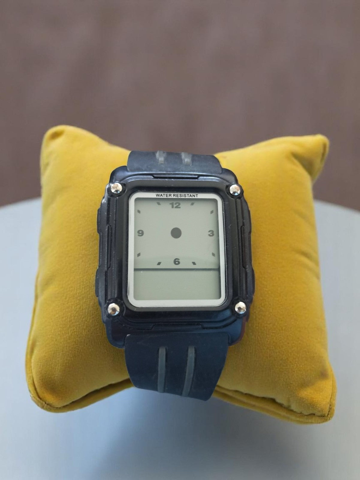Montre Femme Vintage Rétro Non Testée, Carrée Noir, Style Années 80-90