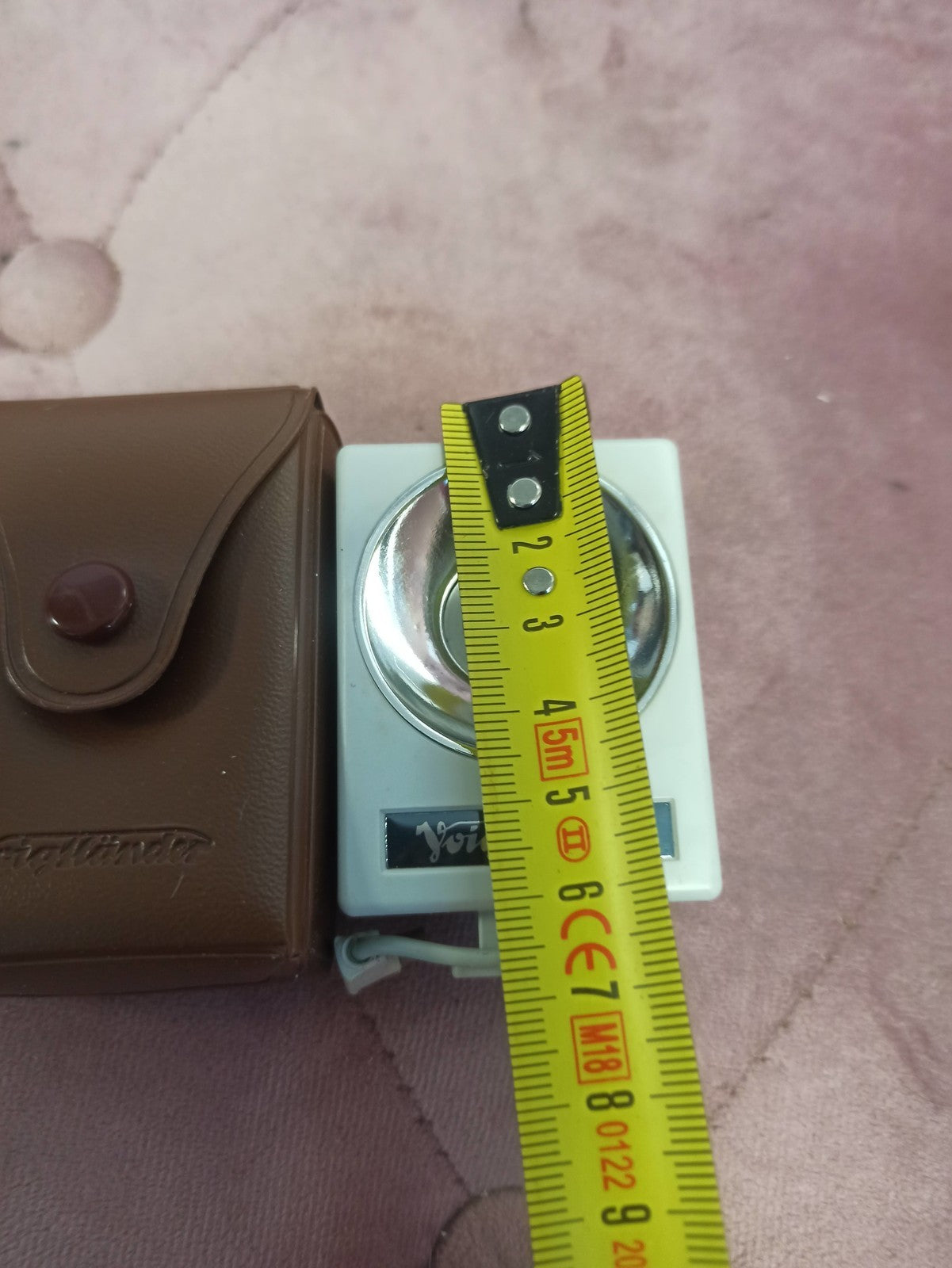 Flash Voigtländer vintage rétro, accessoire photo ancien, avec étui