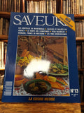Magazine Saveurs n°13 1991 cuisine niçoise ancien vintage rétro gastronomie
